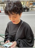 【新宿 studio noll. 佐田】クシャッとショートパーマ_201003