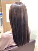 暗髪ブラウン