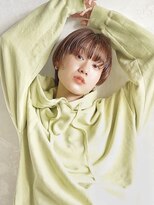 ベルビアンカ(Belle BIANCA)&nbsp;Belle BIANCA ツヤイルミナカラー丸みショートヘア by.マツモト