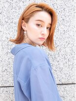 ラフィス ヘアー センス 広島袋町店(La fith hair SEnSE) 【La fith】 オレンジ×ミディアム