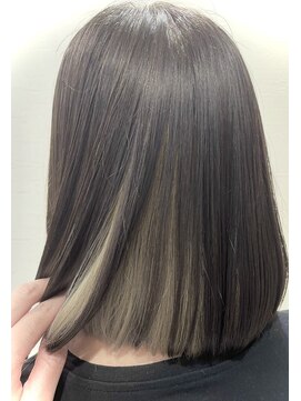 イチマルイチ 中野(100/1) シルバーベージュ/インナーカラー/寒色