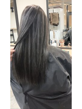 ラフ 難波店(LAFF) #黒髪#ボブルフ#ネビージュ#小顔#ワンレン