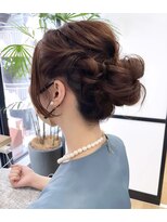 リアントウキョウ(Lian.Tokyo)&nbsp;大人可愛いヘアセットお団子アレンジ