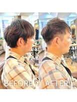 ワン エイティー ディグリース 恵比寿(180°One Eighty Degrees.)&nbsp;メンズカジュアル/2ブロック/刈上/ビジネスカット/メンズパーマ