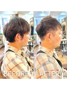 ワン エイティー ディグリース 恵比寿(180°One Eighty Degrees.) メンズカジュアル/2ブロック/刈上/ビジネスカット/メンズパーマ