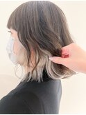 インナー×ホワイトグレー