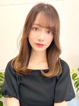 ルームバイシー 新宿(Loom. by Sea) 新宿/韓国ヘア/髪質界善/グレージュカラー/黒髪/ココアベージュ