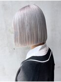シルバーグレイ_チェリーブラウンフェミニンロング_ba388981