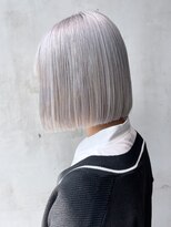 アルバム 渋谷パルコ(ALBUM) シルバーグレイ_チェリーブラウンフェミニンロング_ba388981