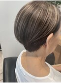 白髪ぼかしスタイル