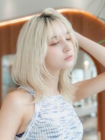 イルハバナ 渋谷(ill HAVANA) 20代30代大人かわいい/斜めバング/デザインカラー/前髪/小顔