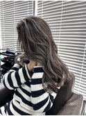 切りっぱなしボブ エアリーロング 美髪 ピンクブラウン