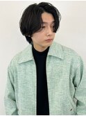 アッシュブラック/カルマパーマ/ベリーショート/ダークアッシュ