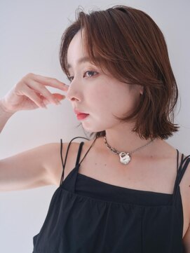 ボンドバイテトテ 三宮元町(BONDbytetote) 【BOND】  ウエットヘア / センターパート