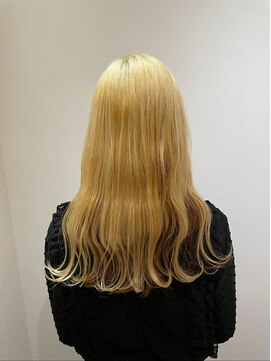 リトバイプティパ(Lit by petit-pas) ブランドベースにオレンジインナーカラー