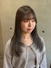 ＊平日限定＊前髪/顔まわりカット+カラー+5STEPトリートメント￥9500