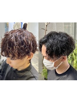 パーマがかかりにくい方にもおすすめ◎ダメージを最小限に抑えたパーマで、柔らかい質感の外国人風Styleに