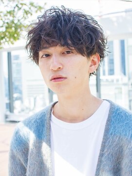 ロウ 銀座(RAW) 無造作 ソフトツイスト ツイストスパイラル マッシュ