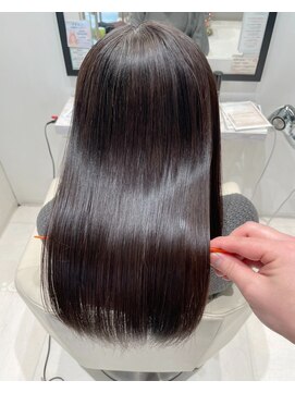 ケーツー あべのキューズモ-ル店(K-two) 地毛風ストレート*美髪縮毛矯正*髪質改善トリートメント*ロング