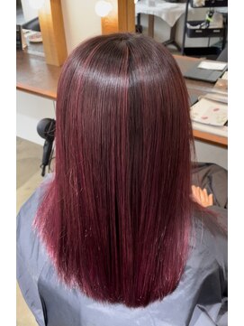 ビハインドザカーテン(BEHIND THE CURTAIN) ピンク×ハイライト×デザインカラー