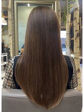 ～同日にカラー～clomusの酸性ストレートはカラーと同日施術でも可能です 縮毛矯正/酸性ストレート