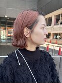 春感じるピンクオレンジカラー