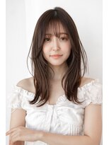 エースハバナ 渋谷(1 HAVANA) ミディアムレイヤー/20代30代大人かわいい/オリーブグレージュ