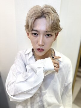 ロンドアベニール 北千住(Lond avenir) men's/メンズ/メンズカット/韓国/黒染/ブルーブラック/