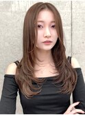 レイヤーカット/顔周りカット/ザクザクレイヤー/韓国ヘア