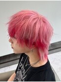 #派手カラー#ピンクカラー#メンズカラー