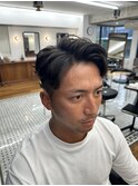MEN'S HAIR/フェザーパーマ/ビジネスパート/大人メンズ/表参道駅