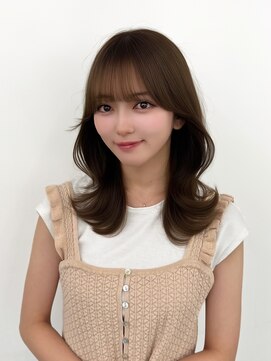 アマトウキョウスマートサロン(AMA TOKYO×Smart Salon) くびれレイヤー/顔まわりカット/レイヤーカット/小顔ヘア