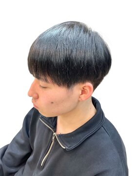 クオリス 上板橋店(QUALIS) 黒髪◎韓流ナチュラルマッシュ×シースルーバング