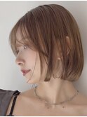 【MINX RICCa-ミンクスリッカー】大人可愛い内巻きボブ/小顔ボブ