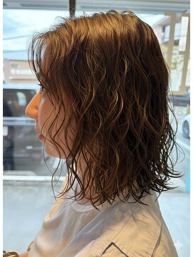 ジルトータルビューティーサロン 河内花園店 (JILL) 外ハネ×ゆるウェーブ