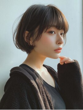 ＡｃｃｅｓｓＭｏｏｎ 米沢本店 イメチェン/ピンクベージュ/アンブレラカラー/前髪/水戸