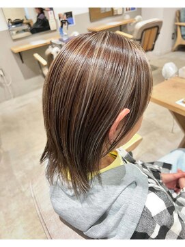 ラピスタ 池袋(Lapista) 韓国ヘアハッシュカットダブルハイライトカラー【Lapista池袋】