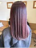 艶々ワインレッド