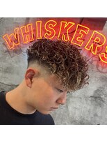 ウィスカーズ(Whiskers)&nbsp;スキンフェード×スペインカール