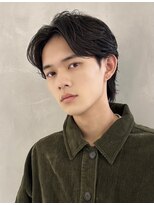 フォト 新宿(foto)&nbsp;毛流れセンターパート/曲がる縮毛矯正/爽やかメンズショート