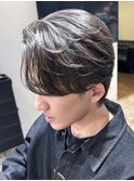 フェザーパーマ/韓国風/センターパート/シャドウパーマ/ツイスパ
