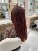 ブリーチカラーピンクベージュ