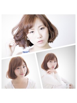 ヘアアンドリラクゼーション ヒスイ(Hair＆Relaxation HISUI) ボブ×流しバング