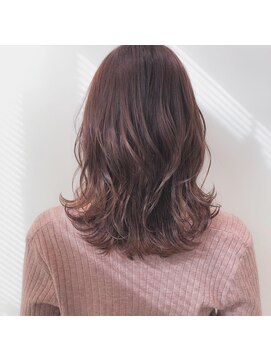 シエナ(CIENA) 【CIENA】秋カラーの外ハネピンクベージュ