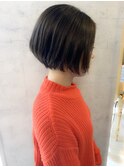 前下がり　ショートボブ　長め前髪☆