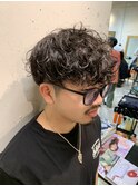 【YUKI】無造作スパイラルパーマ×ツーブロック×刈り上げ