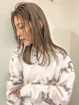 ユニオン(Union) グレージュ×顔回りレイヤー