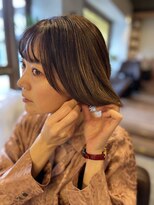 ダブル(W)&nbsp;purple  bob