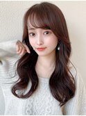 eri/ヨシンモリ/シースルーバング/韓国/オルチャンカラー/ロング