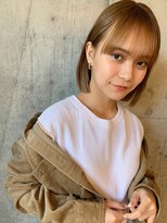 エヴァー(ever)&nbsp;☆外ハネカール☆ベージュカラー☆クールショート